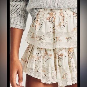 Perfect condition LoveShackFancy skirt